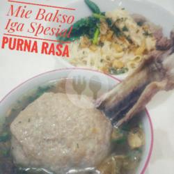 Mie Bakso Iga Spesial Plus Te-telan