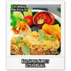 Nasi Jambal Komplit Gepuk Original