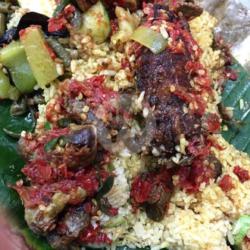 Nasi Sayur   Ati Ampela Sambal