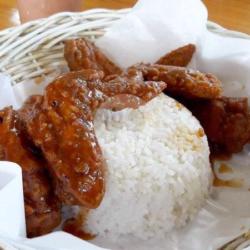 Nasi Sayap Ayam Pedas