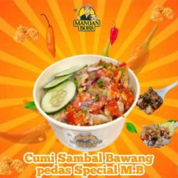 Cumi  (calamary) Sambal Bawang Special Manganboss