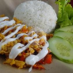 Nasi Ayam Geprek Mayo