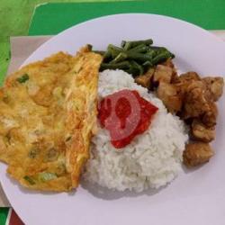 Nasi Campur   Telor Dadar