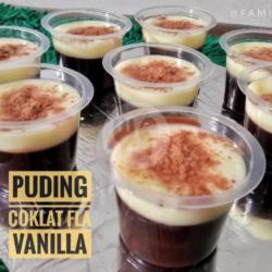 Puding Coklat Fla Vanilla