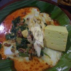 Bubur Lemu Suwir Telur Kukus