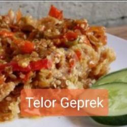 Telor Geprek   Pilihan Sambal