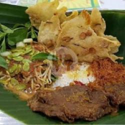 Nasi Pecel Lauk Daging