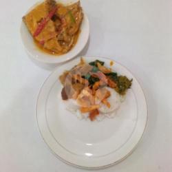 Nasi Kepala Kakap Gulai