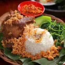 Nasi Lalapan Goreng Sambal Ijo