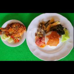 Nasi Ikan Bakar Bawal