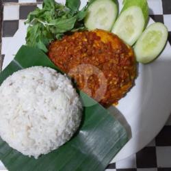 Nasi Ulam Ayam Penyet Djumbo