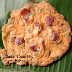 Dadar Sosis Telur Bebek