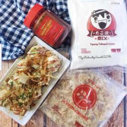 Paket Takoyaki Mix (1 Tepung Mix   1 Saus Takoyaki   1 Katsuobushi)