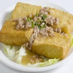 Fried Beancurd Minced Meat