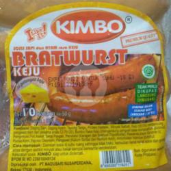 Sosis Kimbo Bratwurst Keju 500gr