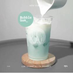 Buble Gum Milk   Boba