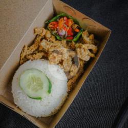 Nasi   Usus Sambal Matah