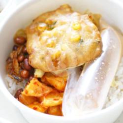 Nasi Uduk Saos Kacang