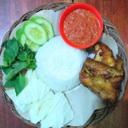 Paket Bakar Paha (nasi,paha Bakar,lalapan)