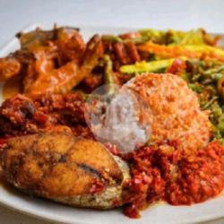 Nasi Ikan Kakap Balado