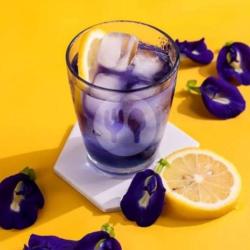 (new!) Butterfly Pea Flower Tea With Fresh Lemon