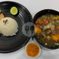 Soup Buntut Sepcial   Nasi