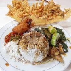 Nasi Padang   Peyek Udang