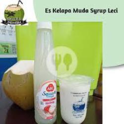 Es Kelapa Muda Syrup Leci