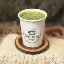 Hot Green Matcha Latte