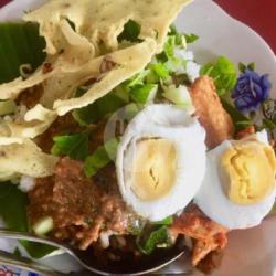 Nasi Pecel   Telor Asin