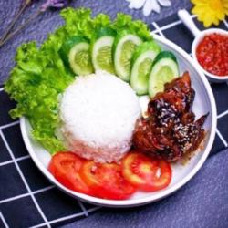 Ayam Bakar Lada Hitam/paket Nasi