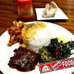 Nasi Padang Rendang Sapi