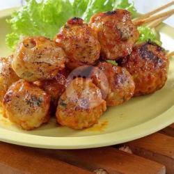 Sate Bakso Salmon Bakar  /tsk