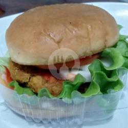 Burger Paties Jamur Tiram