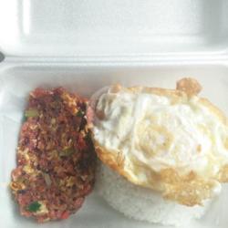 Nasi Kornet   Telor