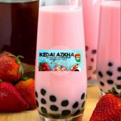 Boba Strawberry Biasa