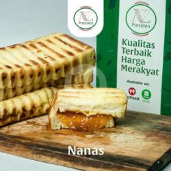 Roti Bakar Atau Kukus Full Selai Nanas Susu