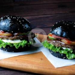 Paket Kenyang 4(2pcs Black Burger   Keju)