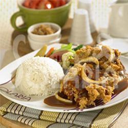 Nasi Bistik Ayam