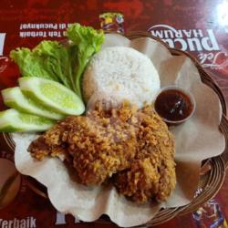 Paket Ayam Geprek Saus Barbeque Spicy