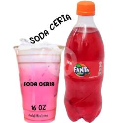 Es Soda Ceria/cup 16 Oz/473 Ml