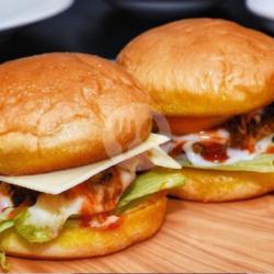 Duo Burger Daging Sapi   Minuman