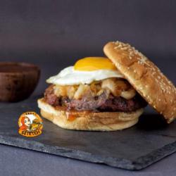 Go Burger Daging   Telur  Keju