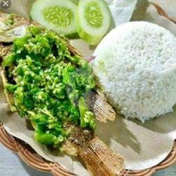 Nasi Nila Geprek Lombok Ijo