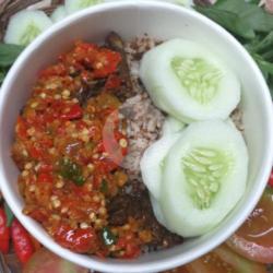 Nasi Liwet   Paru Goreng Siram Sambal