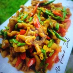 Paket Kenyang Nasi Usus Sayur Tumis