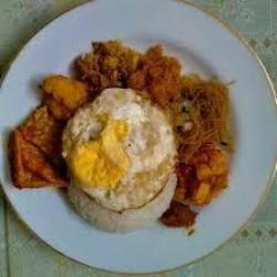 Nasi Campur Telur Ceplok Free Es Teh