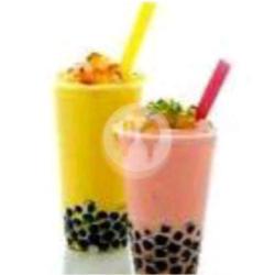 Boba Jelly Drink ( Capucino )ukuran Large