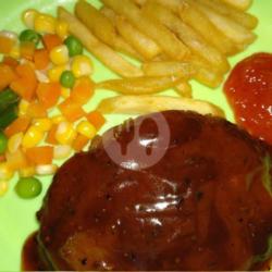 1paket Komplit Steak Patties Ayam