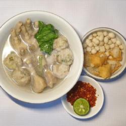 Paket Baso Jamur   Ceker   Teh Panas